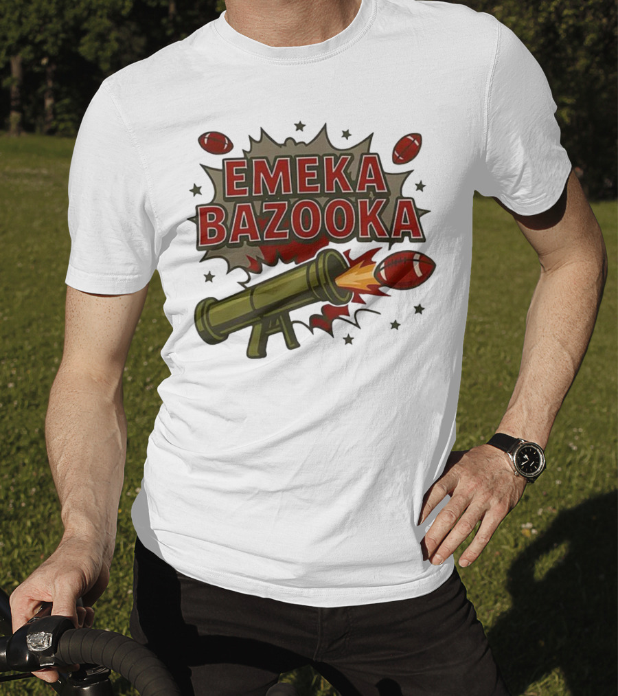 Tampa Bay Buccaneers Emeka Bazooka Football Blast T-Shirt