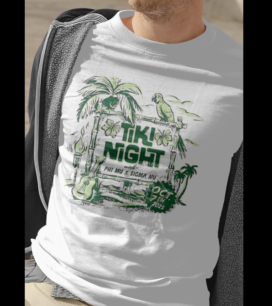 University Of Mississippi Phi Mu Tiki Night Oct 17 2015 T-Shirt