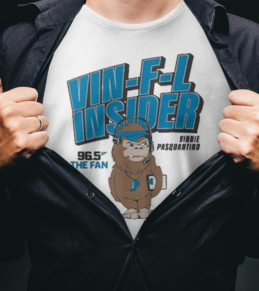 Vin-F-L Insider Vinnie Pasquantino 96.5 The Fan T-Shirt