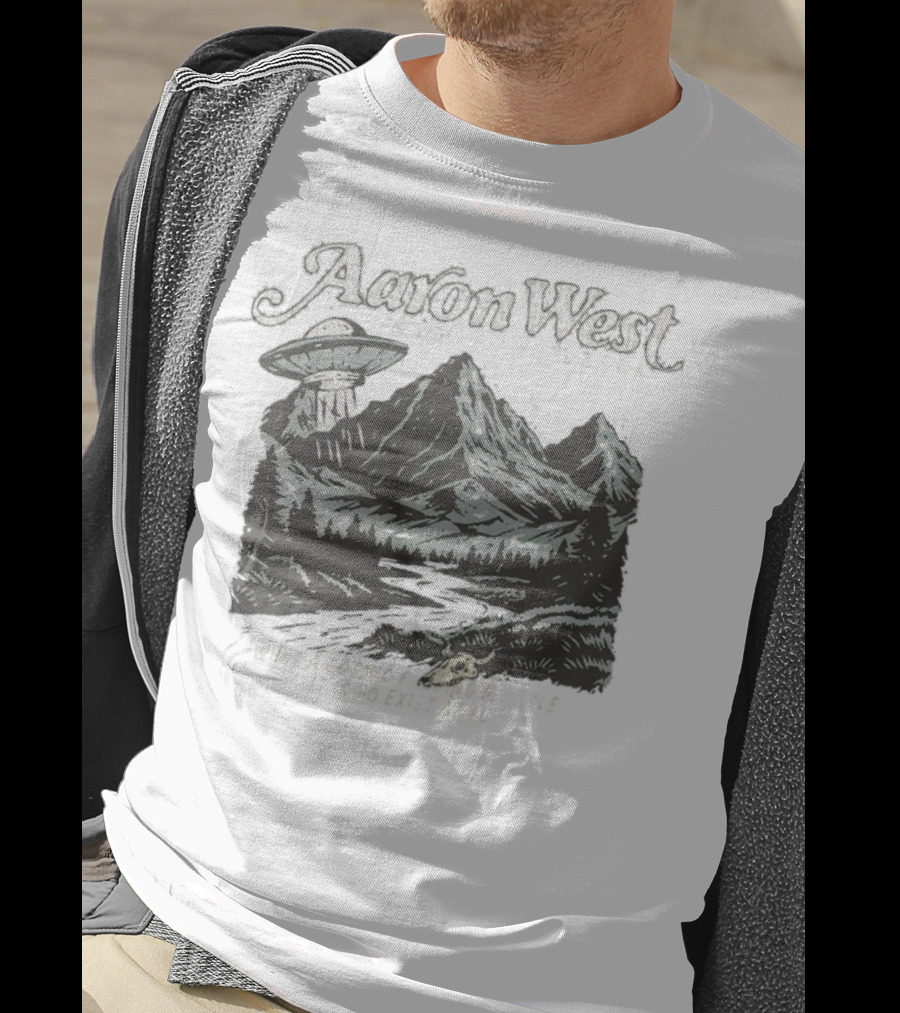 Aaron West And The Roaring Twenties What A Cosmic Miracle It Is To Exist At All UFO Scene T-Shirt