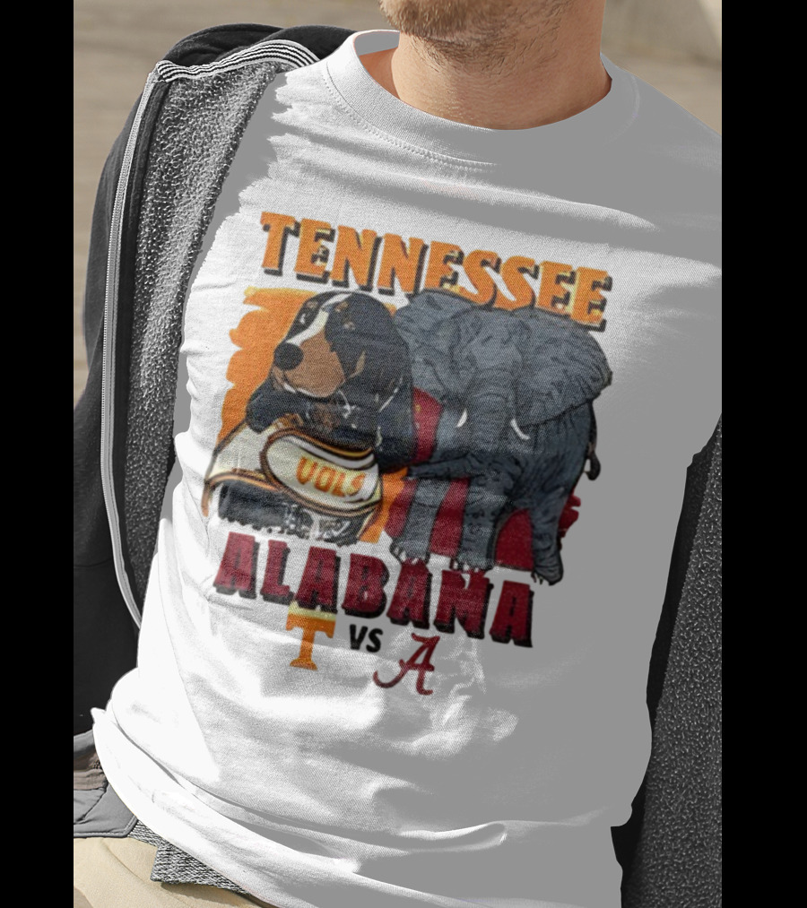 Tennessee Alabama Vols Vs Crimson Tide Mascots Third Saturday October 18 2025 T-Shirt