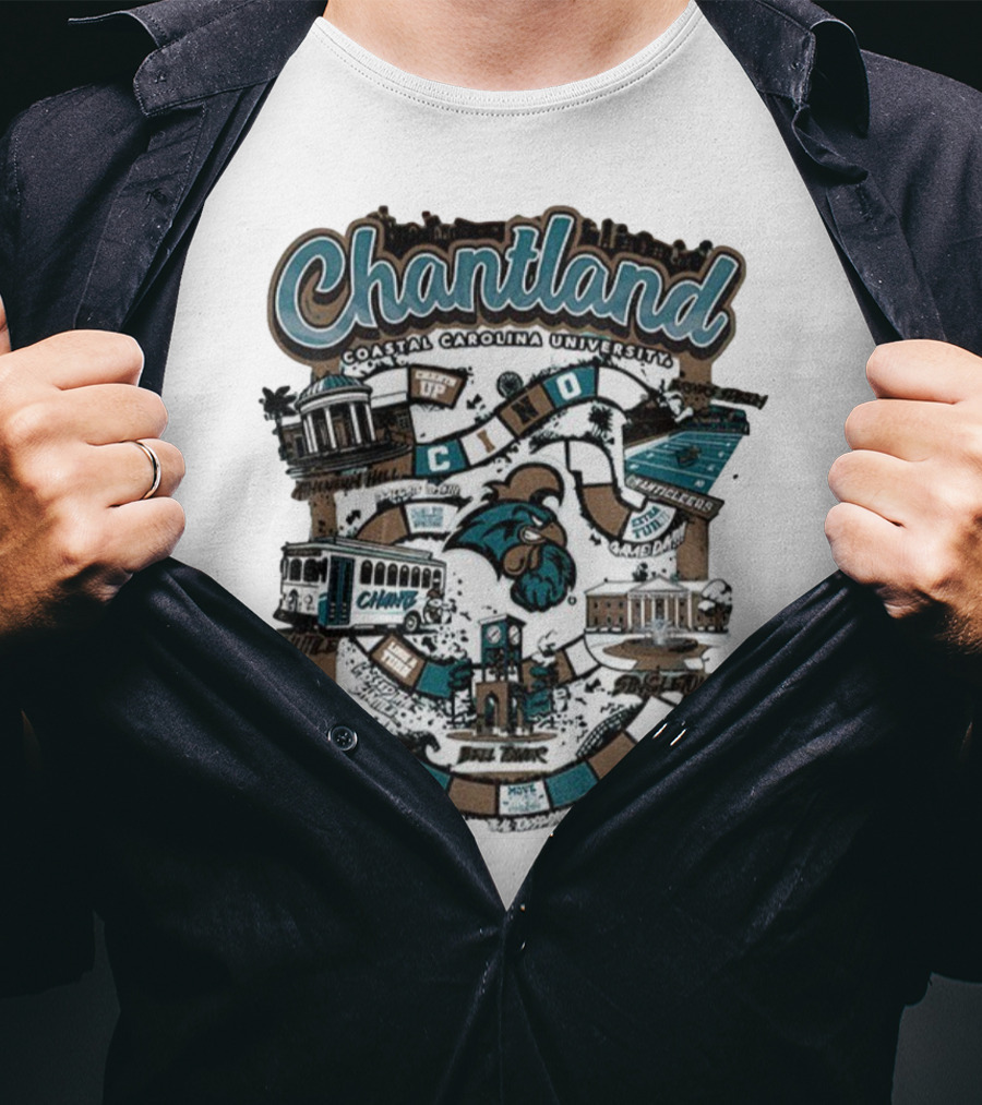 Chantland Coastal Carolina University Chanticleers CINO Gameday T-Shirt
