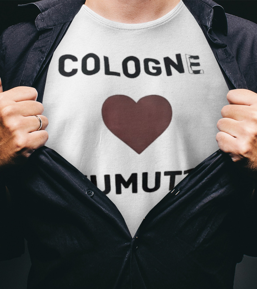 Cologne Heart Wumutti Phrase German T-Shirt