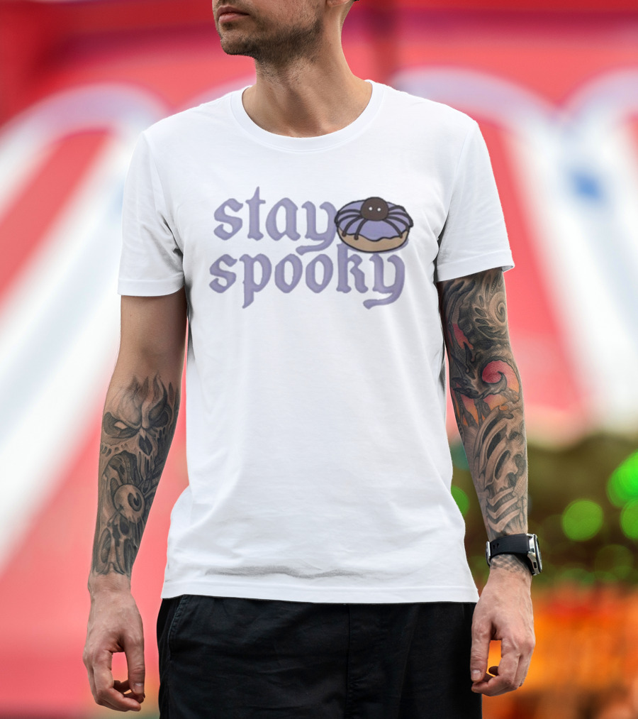 Stay Spooky Dunkin’ Donuts Halloween Donut Design T-Shirt