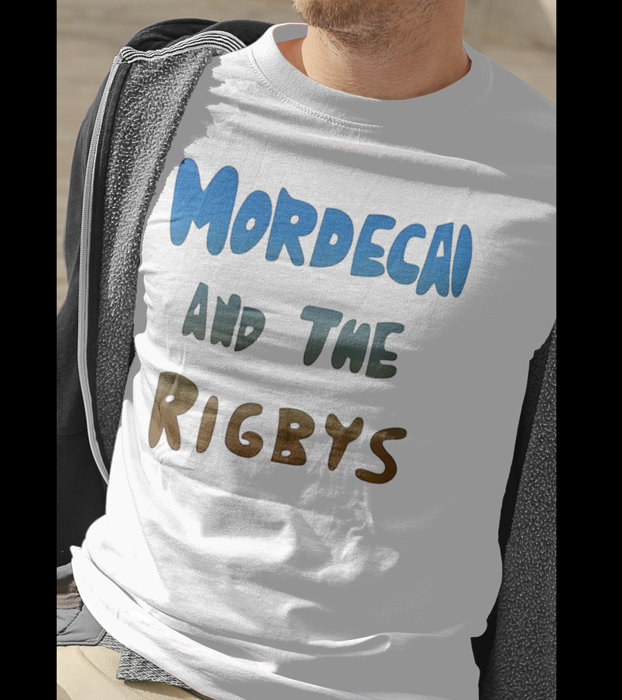 Mordecai And The Rigbys Regular Show Cartoon Character T-Shirt