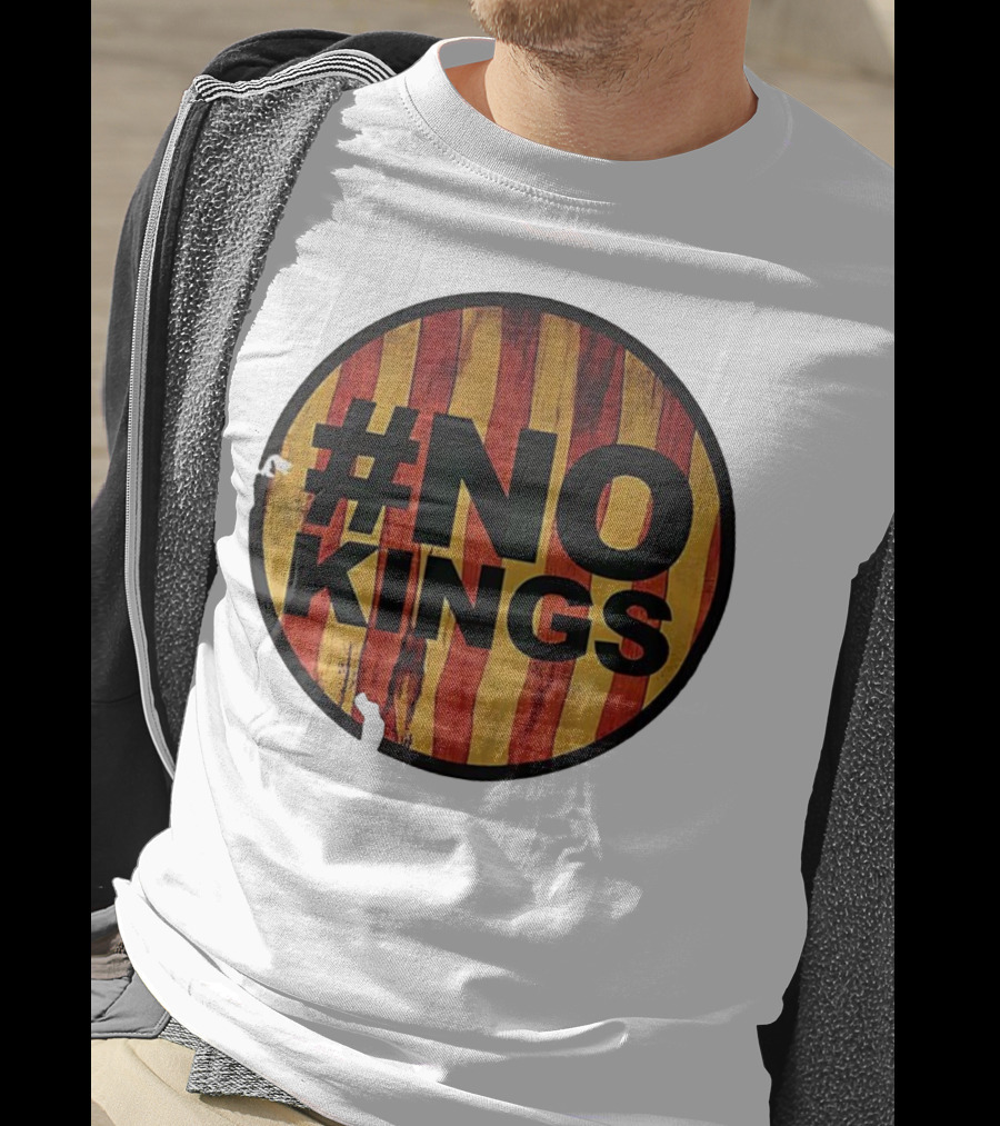 #NO KINGS American Flag Vintage T-Shirt