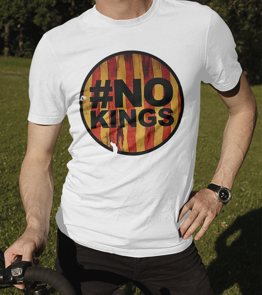 #NO KINGS American Flag Vintage T-Shirt