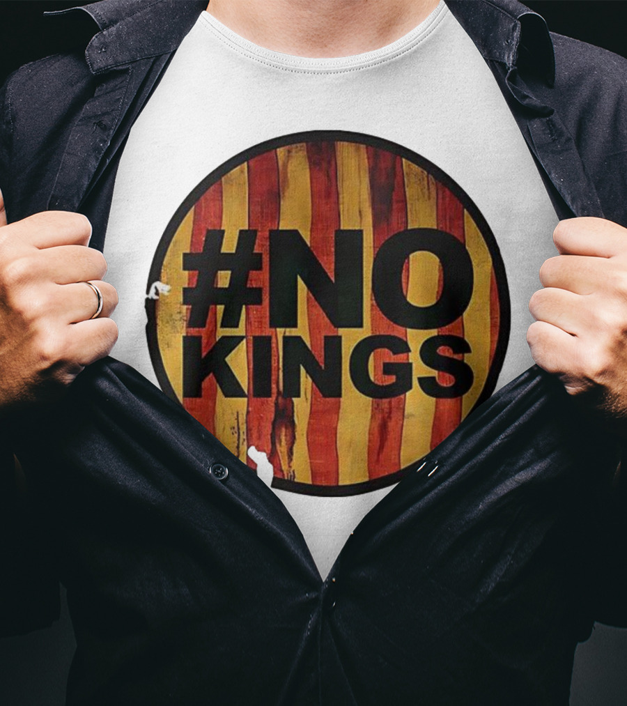 #NO KINGS American Flag Vintage T-Shirt