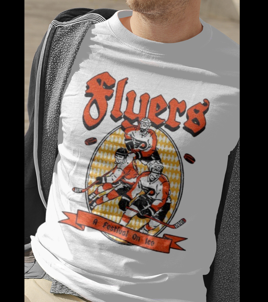 Philadelphia Flyers A Festival On Ice Hockey Team T-Shirt