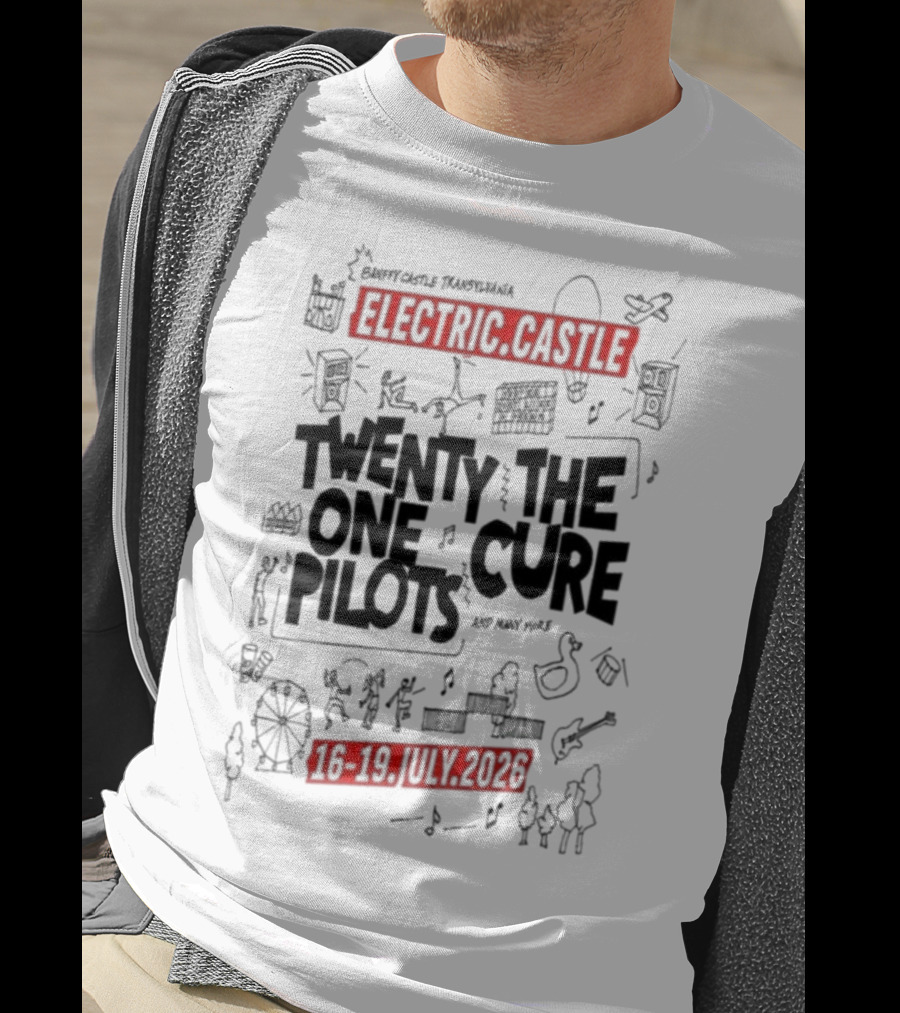 Electric Castle Twenty One Pilots The Cure July 16-19 2026 T-Shirt