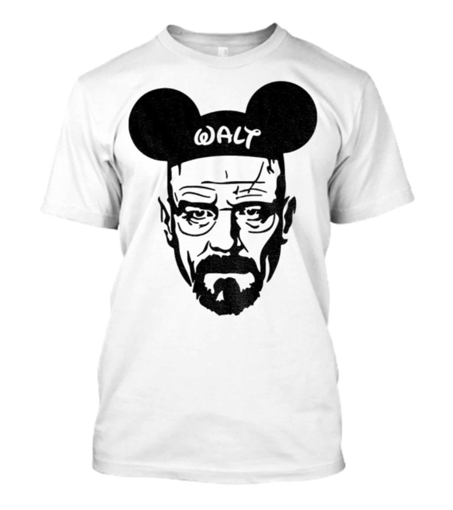 Walter White Mickey Mouse Breaking Bad Disney Meme T-Shirt