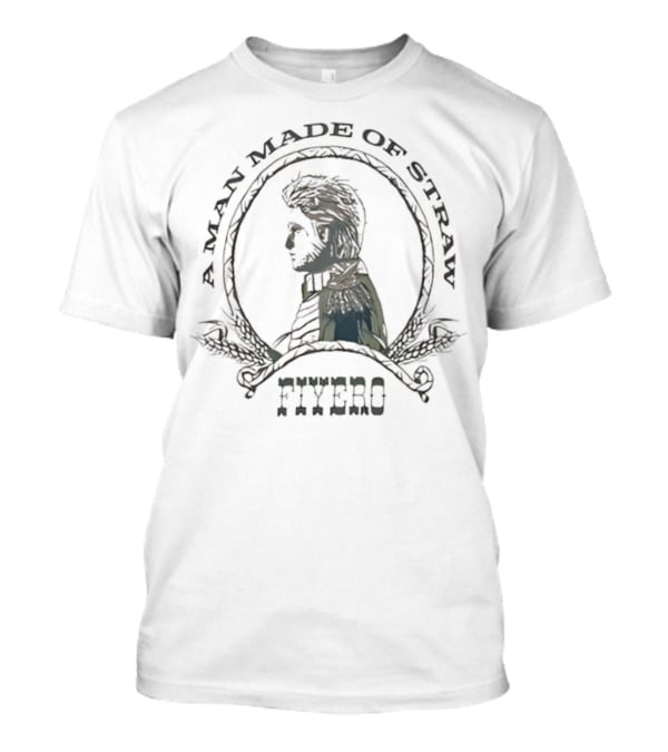 A Man Made Of Straw Fiyero Silhouette Emblem T-Shirt