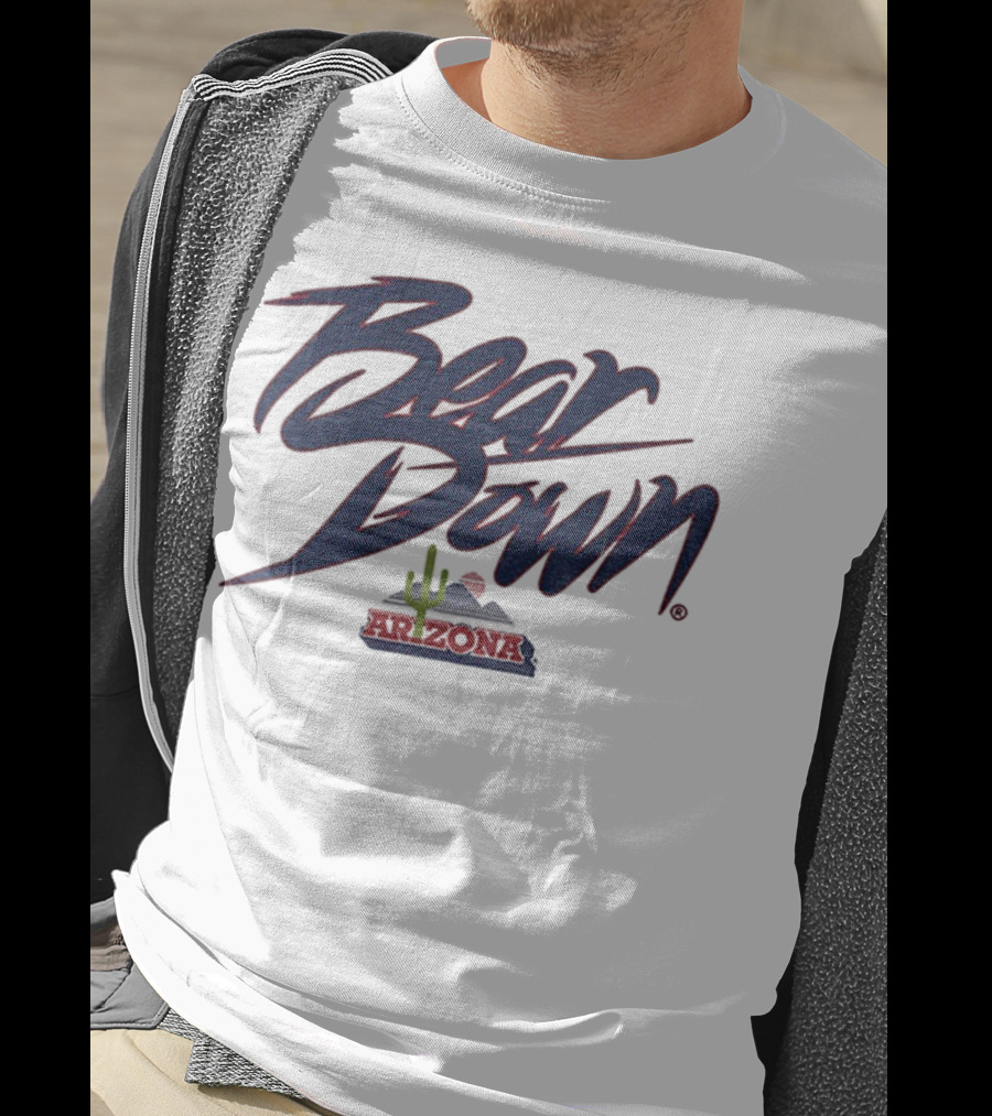 Bear Down Arizona Cactus Wildcats Football 2025 T-Shirt