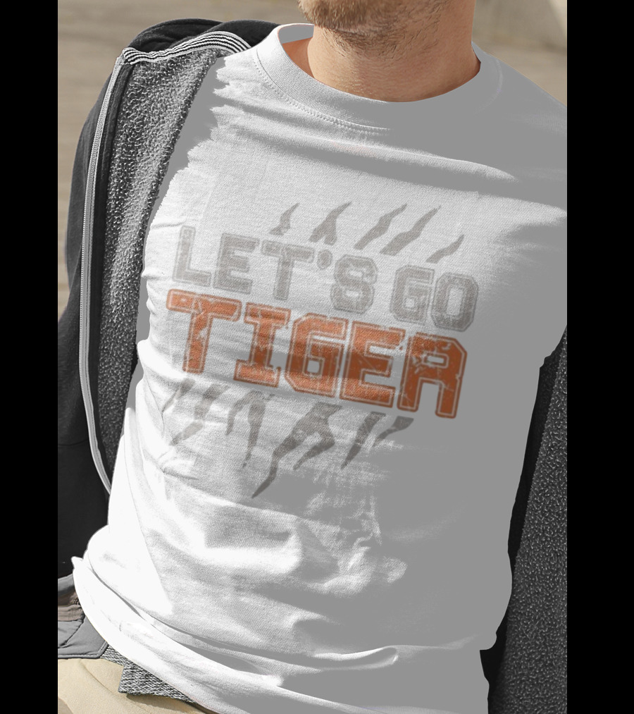 Cincinnati Bengals Let's Go Tiger Stripes T-Shirt