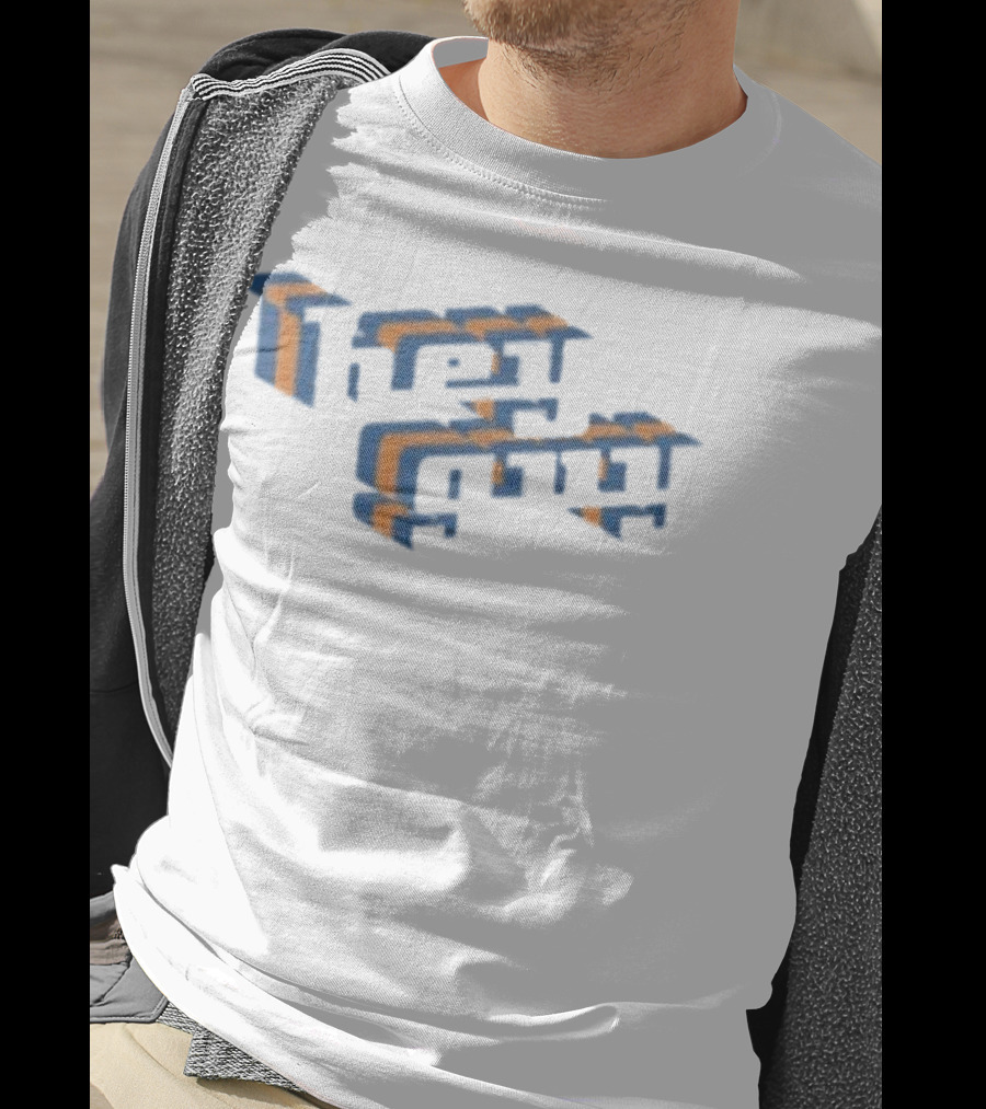 Drew Gooden Hey Guy Text Retro 3D Style T-Shirt