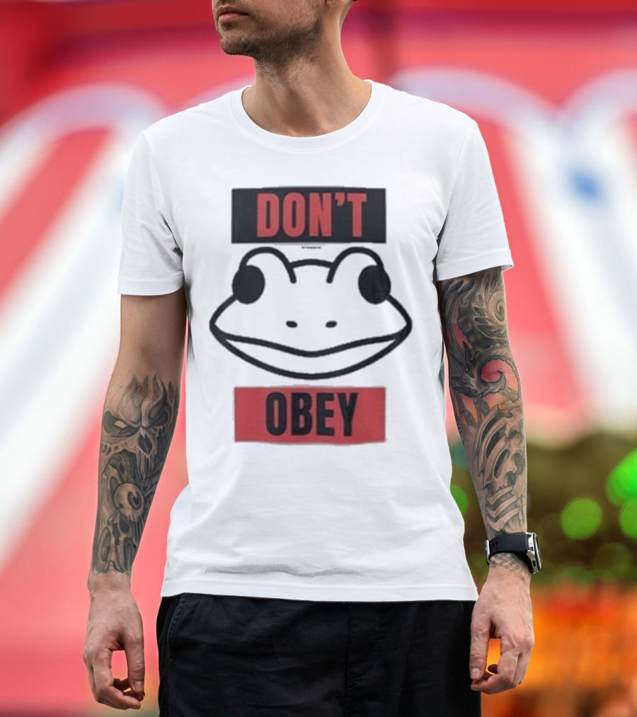 Don’t Obey Frog Resistance Portland T-Shirt