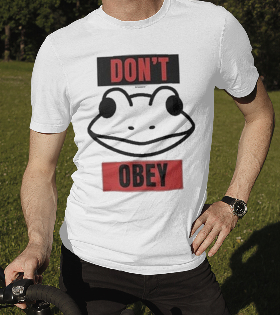 Don’t Obey Frog Resistance Portland T-Shirt