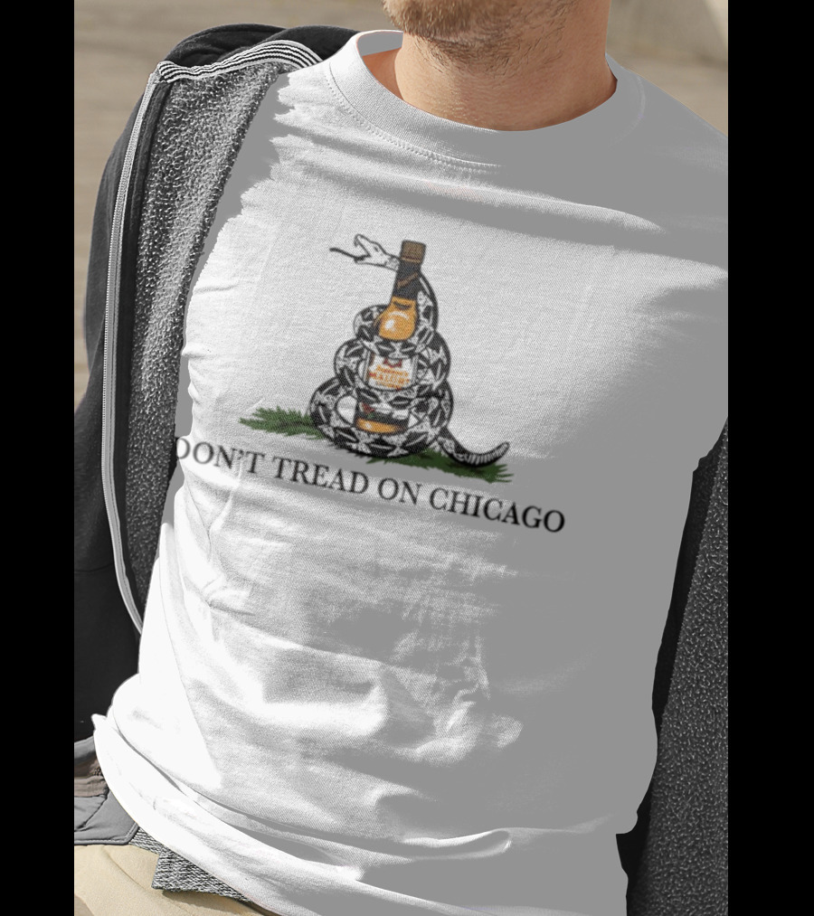 Don't Tread On Chicago Whiskey Snake T-Shirt