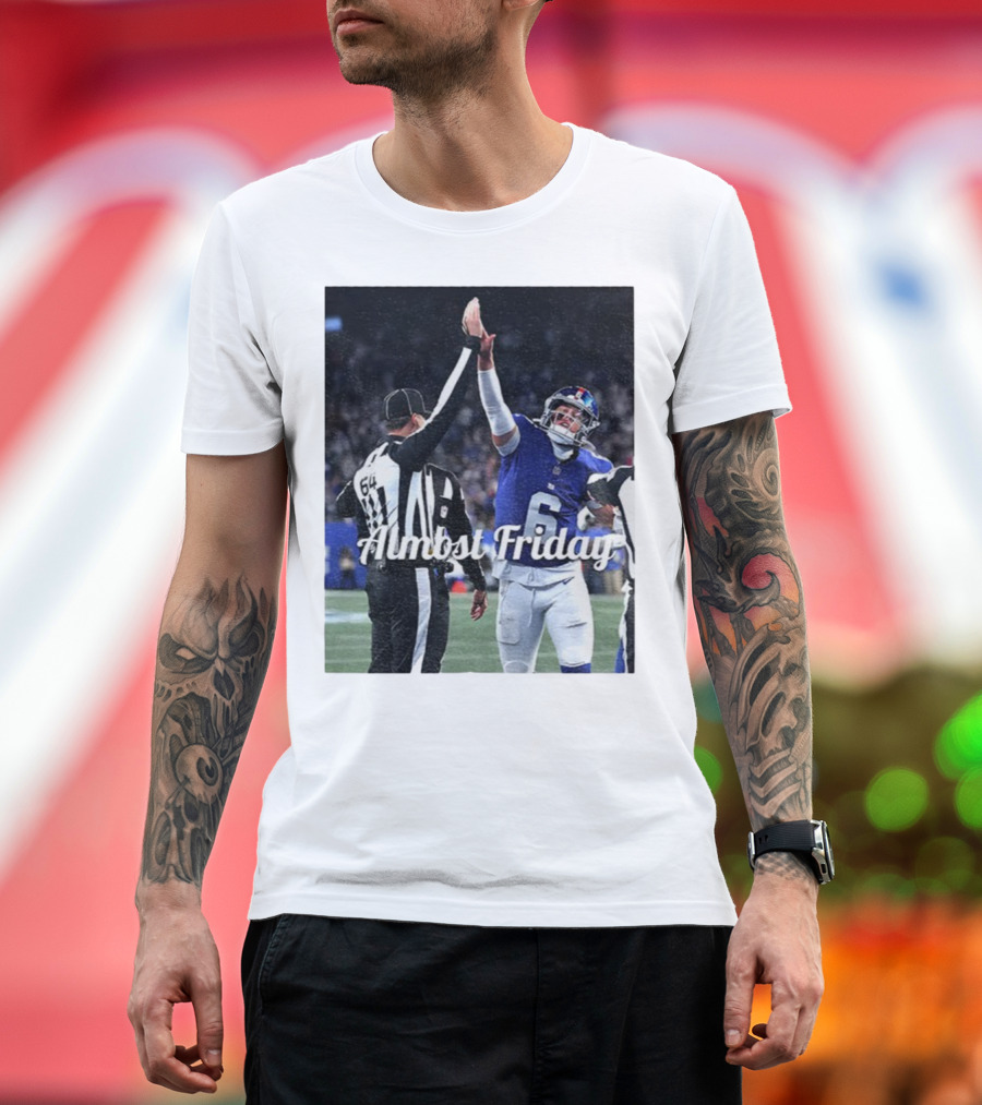 Almost Friday Jaxson Dart High Five Celebration T-Shirt