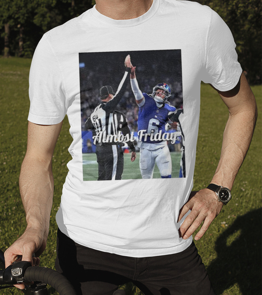 Almost Friday Jaxson Dart High Five Celebration T-Shirt