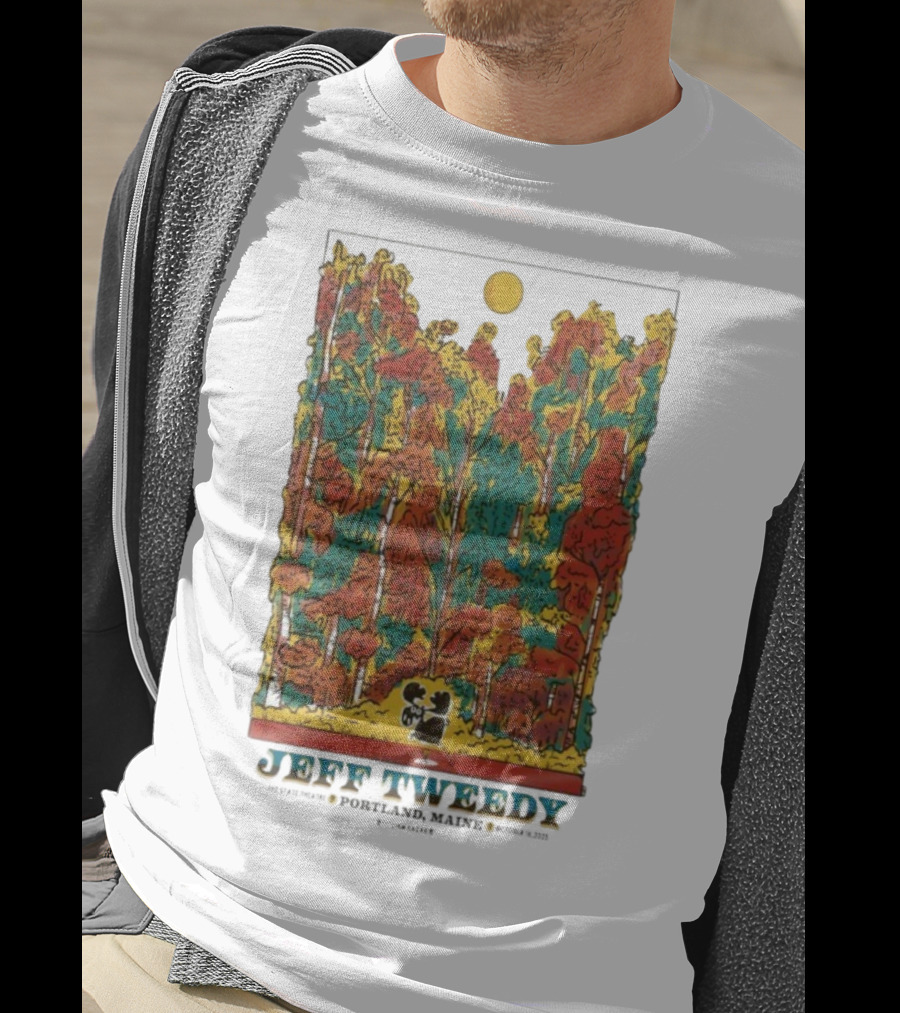 Jeff Tweedy Portland Maine State Theatre October 16 2025 Forest Scene T-Shirt