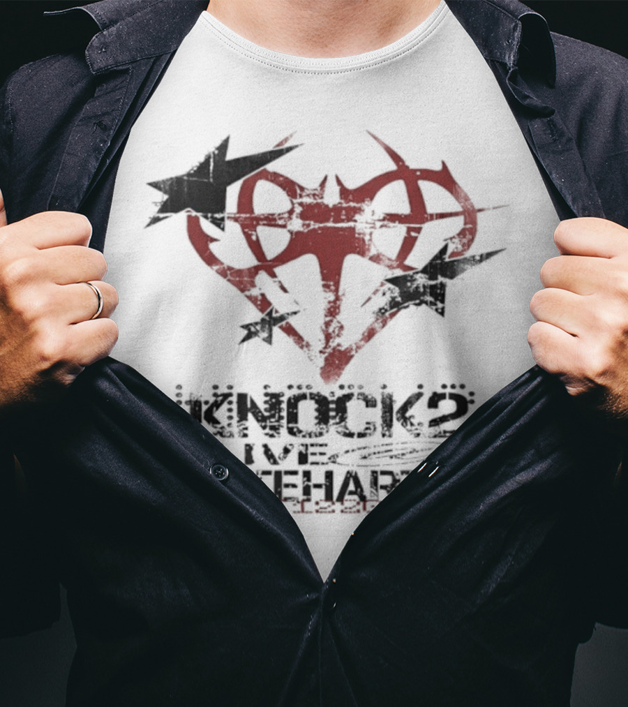 Knock2 Live Niteharts Oct 12 2025 Airplane Heart Symbol T-Shirt