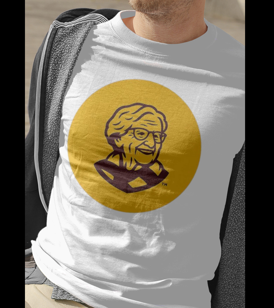 Loyola Chicago Sister Jean Trademark Icon Yellow T-Shirt