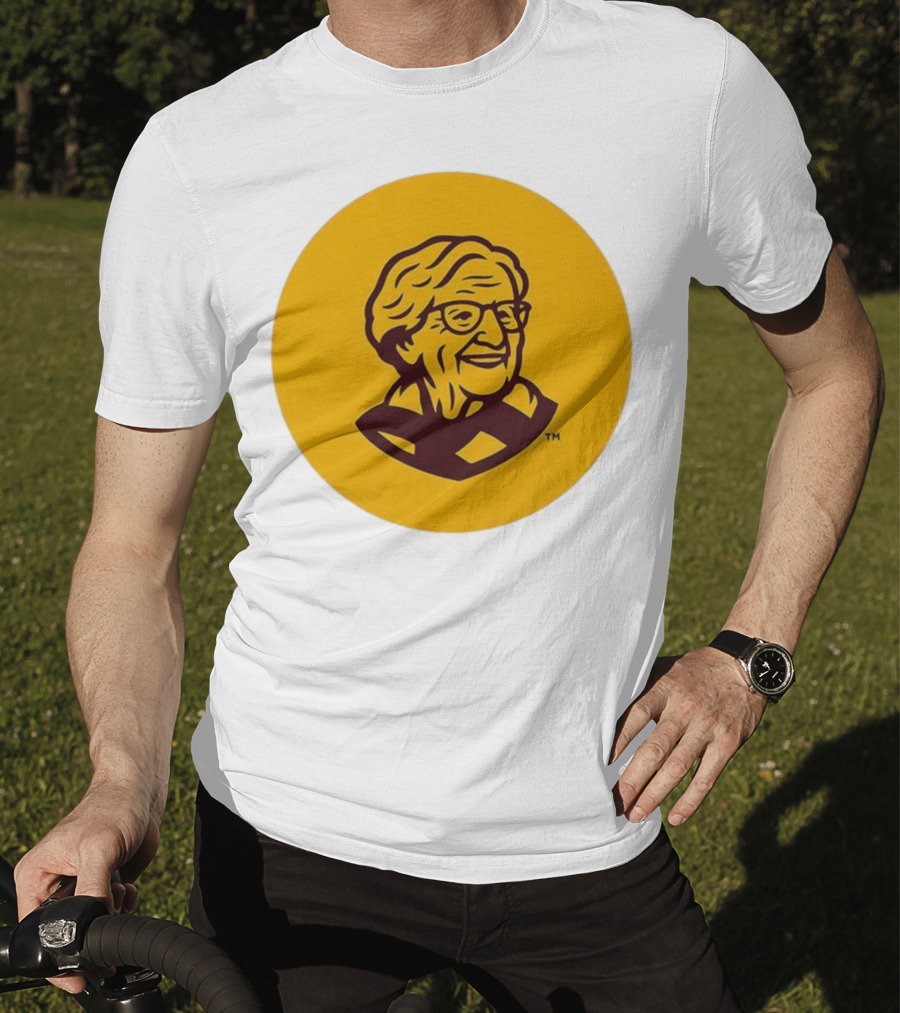 Loyola Chicago Sister Jean Trademark Icon Yellow T-Shirt