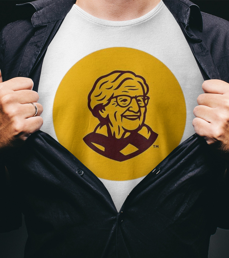 Loyola Chicago Sister Jean Trademark Icon Yellow T-Shirt