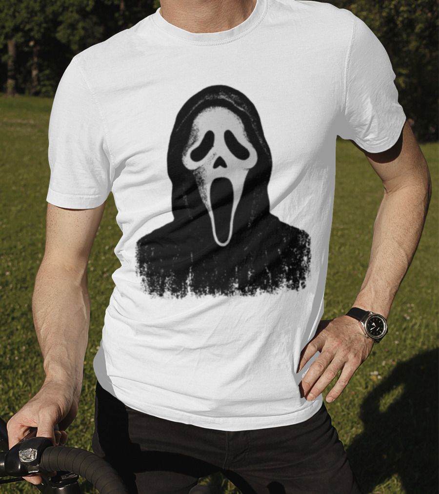 Monster Fresh Blank Ghostface Iconic Mask T-Shirt