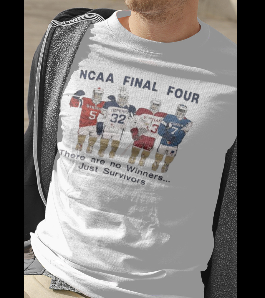 NCAA Final Four Survivors Syracuse Hopkins Maryland North Carolina T-Shirt