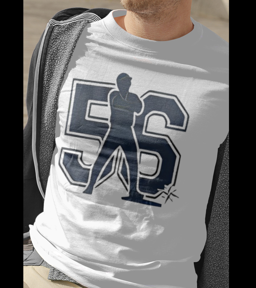 Randy Arozarena 56 Mariners Baseball Silhouette T-Shirt