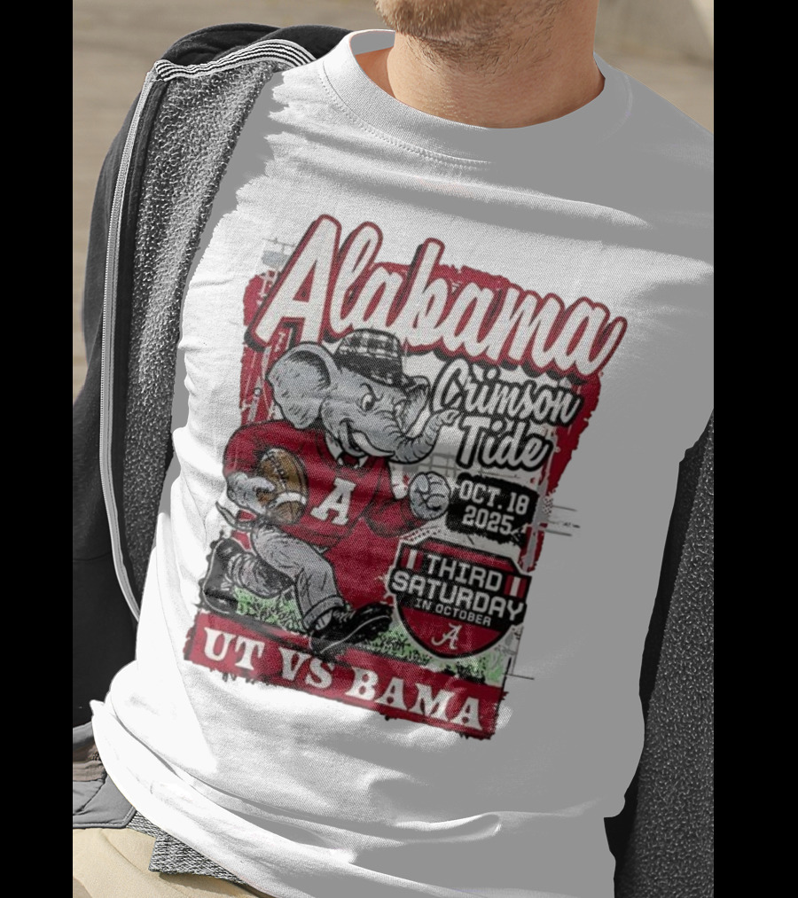 Alabama Crimson Tide UT Vs Bama October 18 2025 Third Saturday T-Shirt