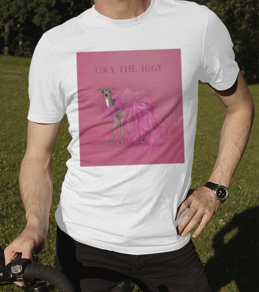 Tika The Iggy Pink Ruffle Fashion Tour T-Shirt