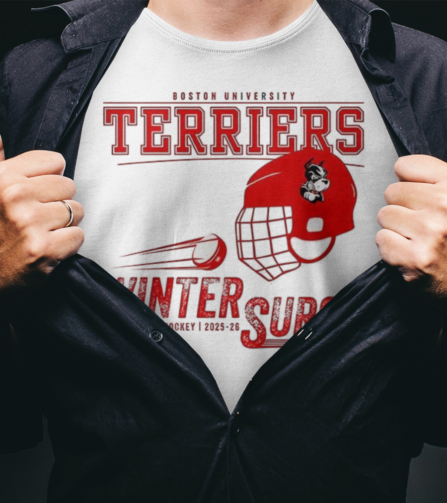 Boston Terriers Hockey Winter Surge 2009-2010 T-Shirt
