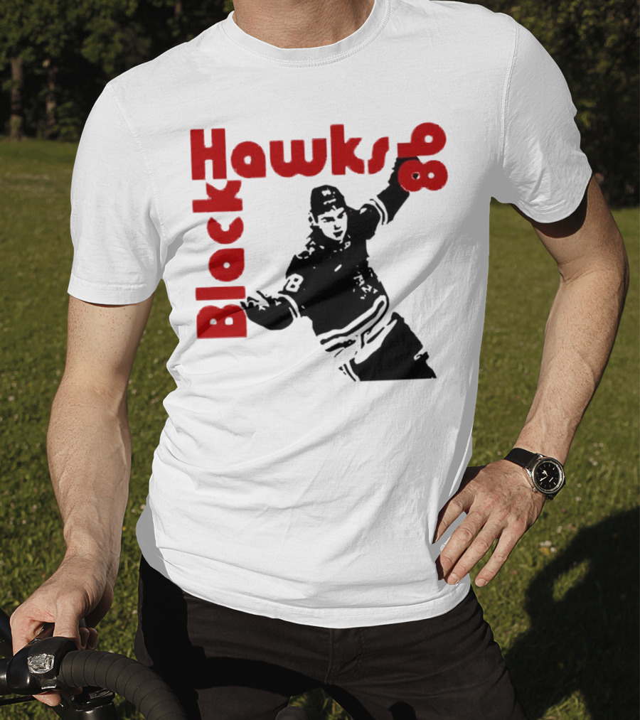 Chicago Blackhawks 98 NHL Hockey Player Celebration T-Shirt