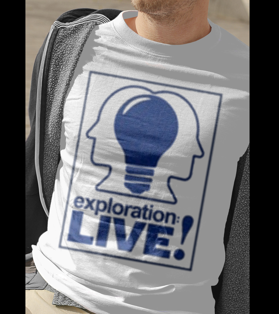Exploration Live Heads With Lightbulb Icon T-Shirt
