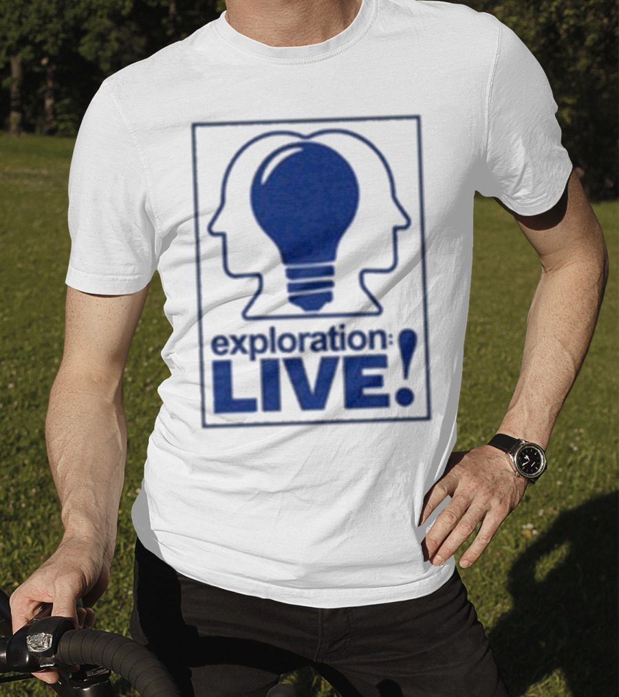 Exploration Live Heads With Lightbulb Icon T-Shirt