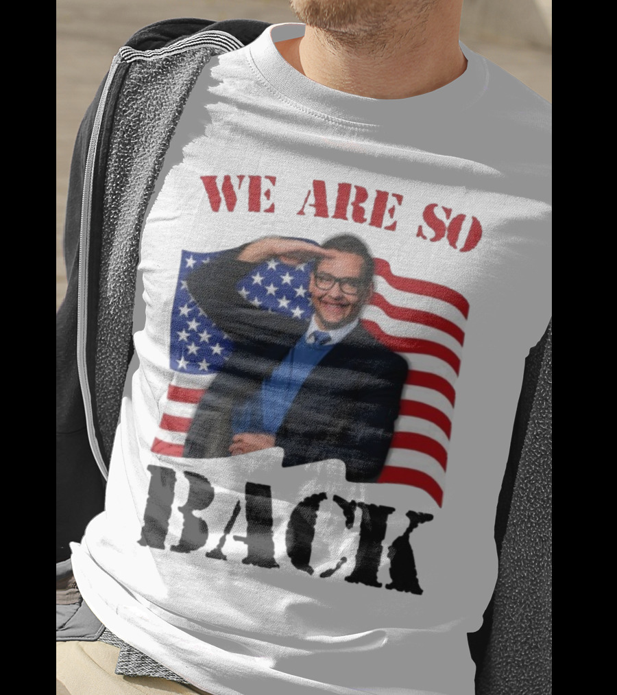 We Are So Back George Santos American Flag T-Shirt