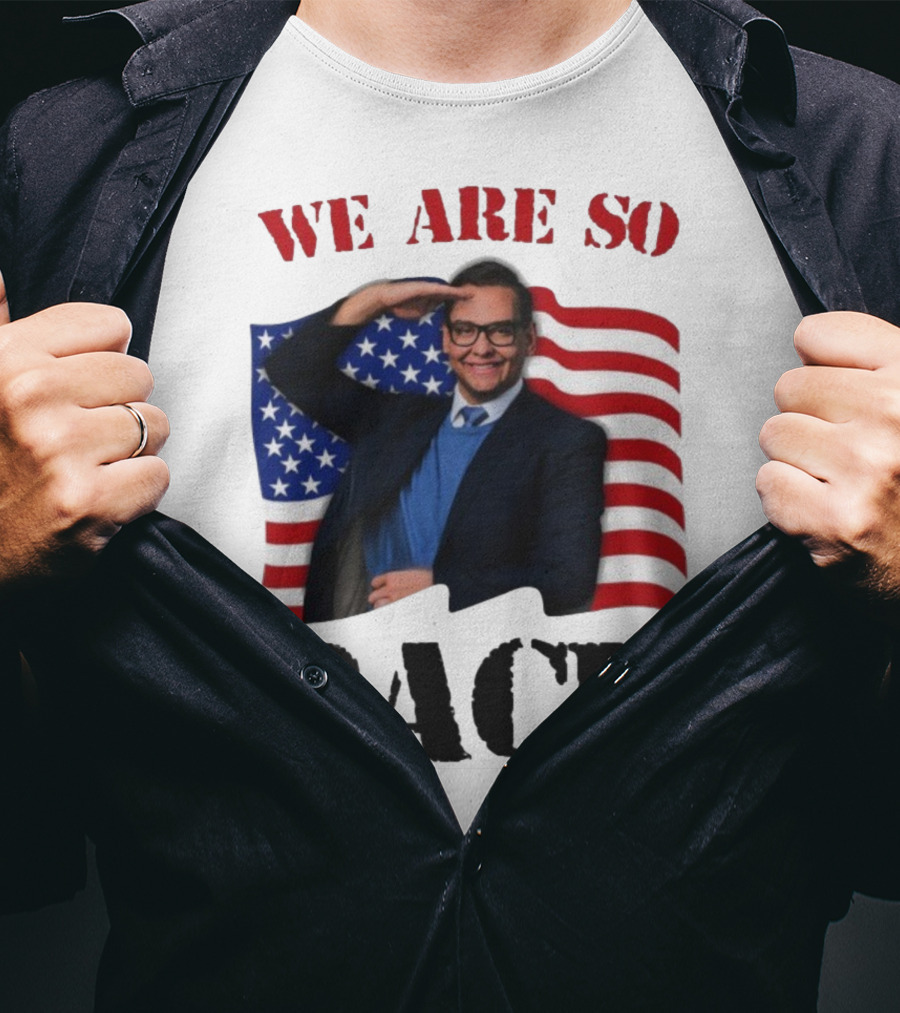 We Are So Back George Santos American Flag T-Shirt