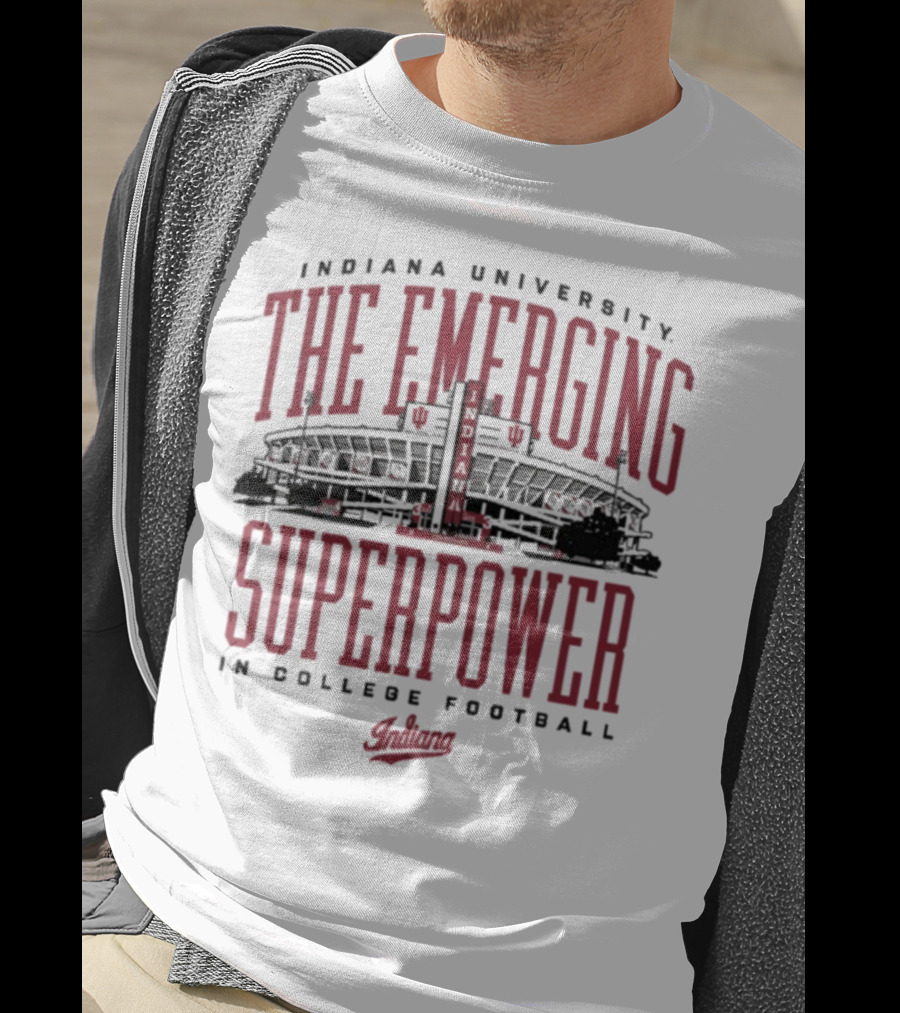 Indiana University The Emerging Superpower In College Football Hoosiers T-Shirt