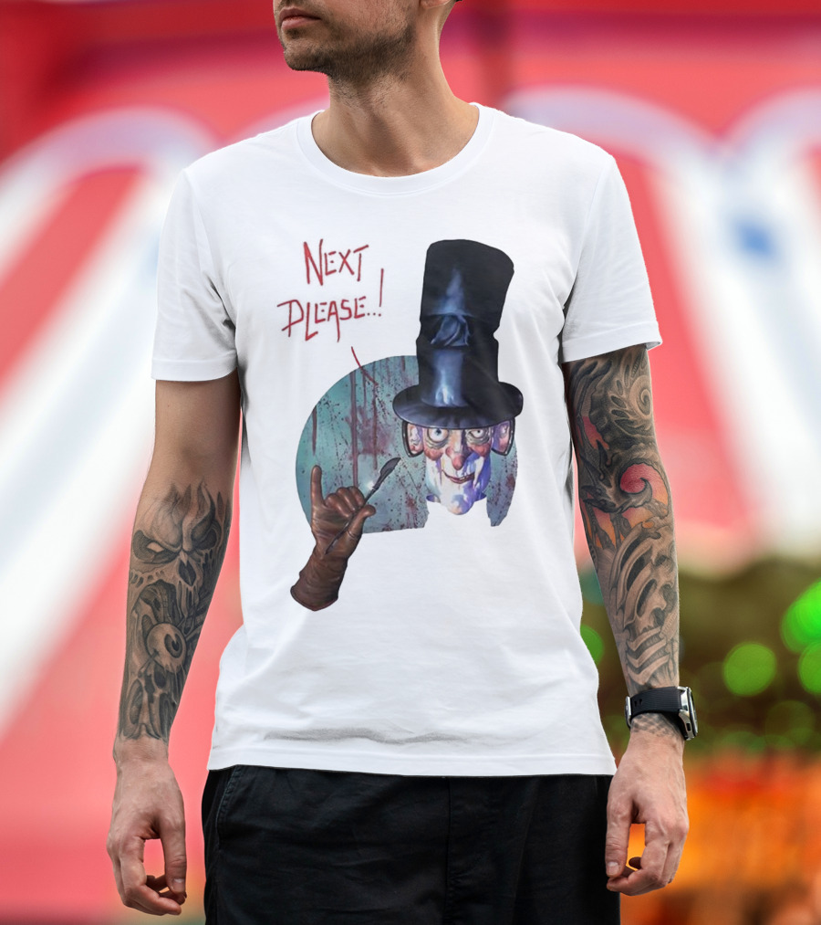 John Bolton1989 Next Please Horror Graffiti Halloween T-Shirt