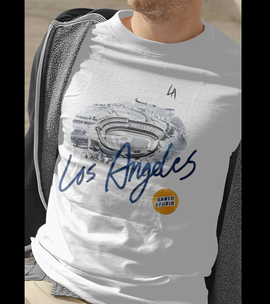 Los Angeles Dodger Stadium Vintage Jarto Studio 1883 Heritage T-Shirt