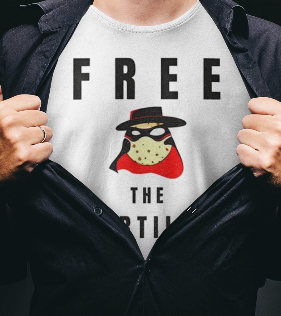 FREE THE TORTILLA MatadorTilla Dark Masked Hero Hat T-Shirt