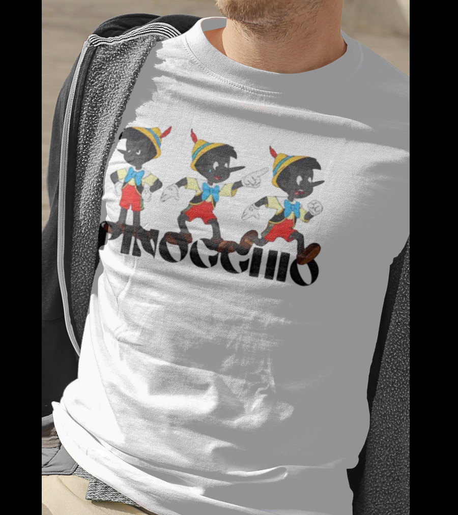 Pinocchio Trio Adventure Classic Disney Character Vintage Style T-Shirt