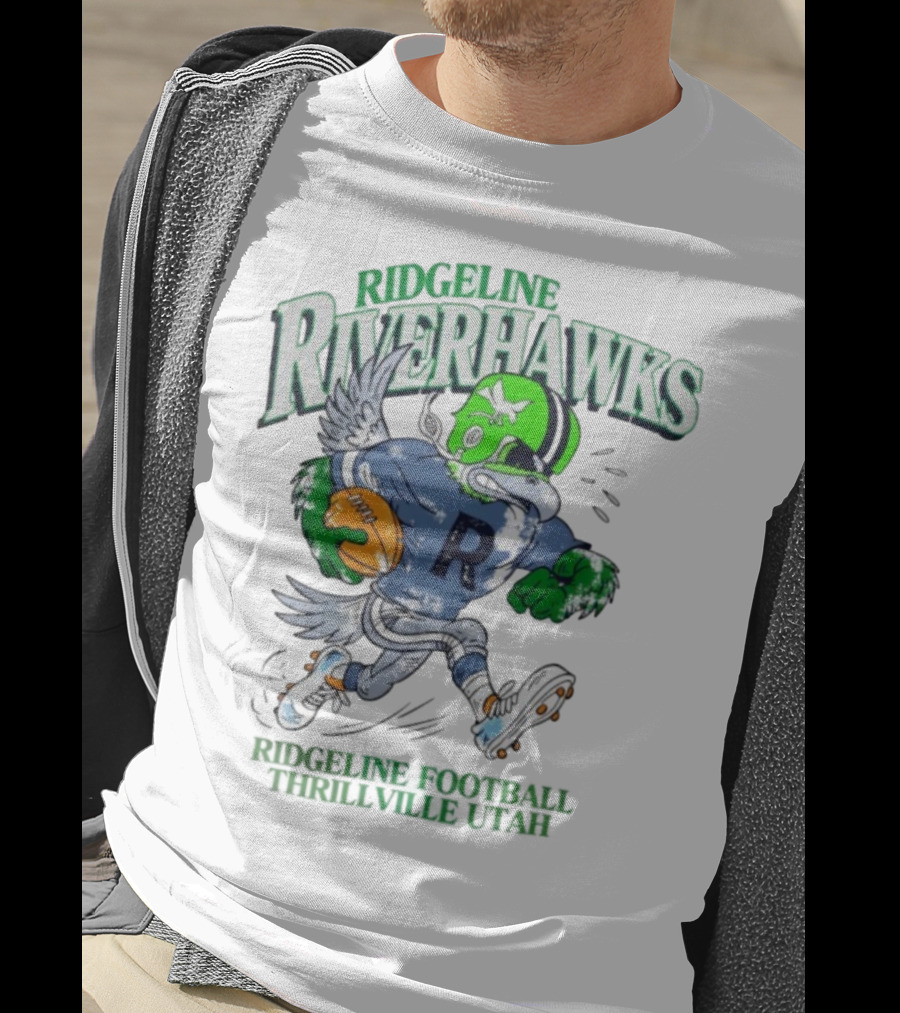 Ridgeline Riverhawks Football Thrillville Utah T-Shirt