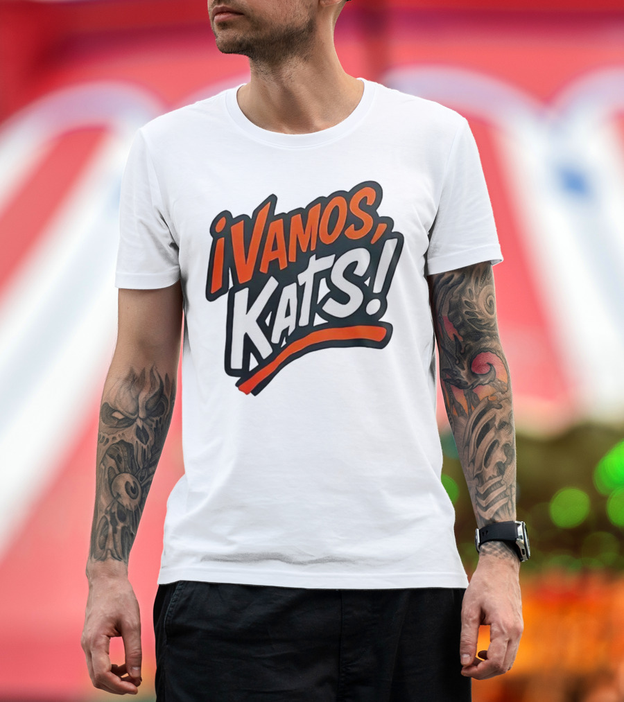 Sam Houston Bearkats Vamos Kats Football Enthusiasts Gear T-Shirt