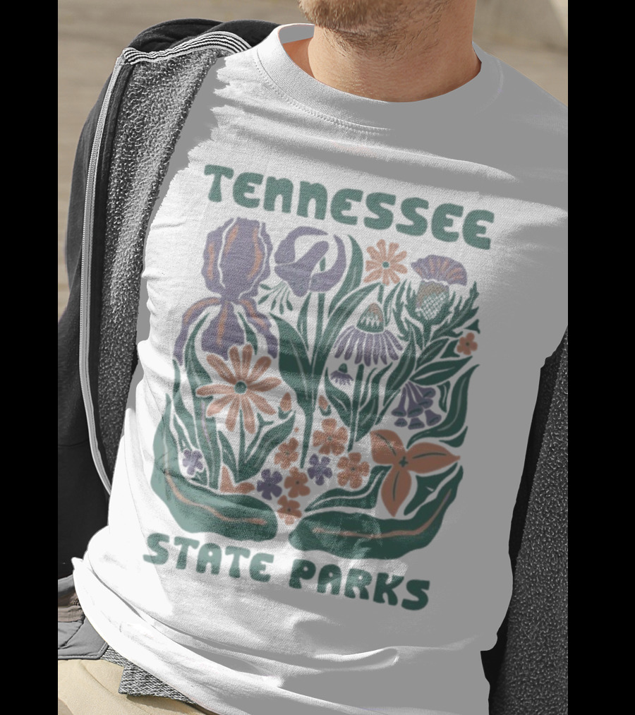 Tennessee State Parks Flowers Wildflower Collection T-Shirt