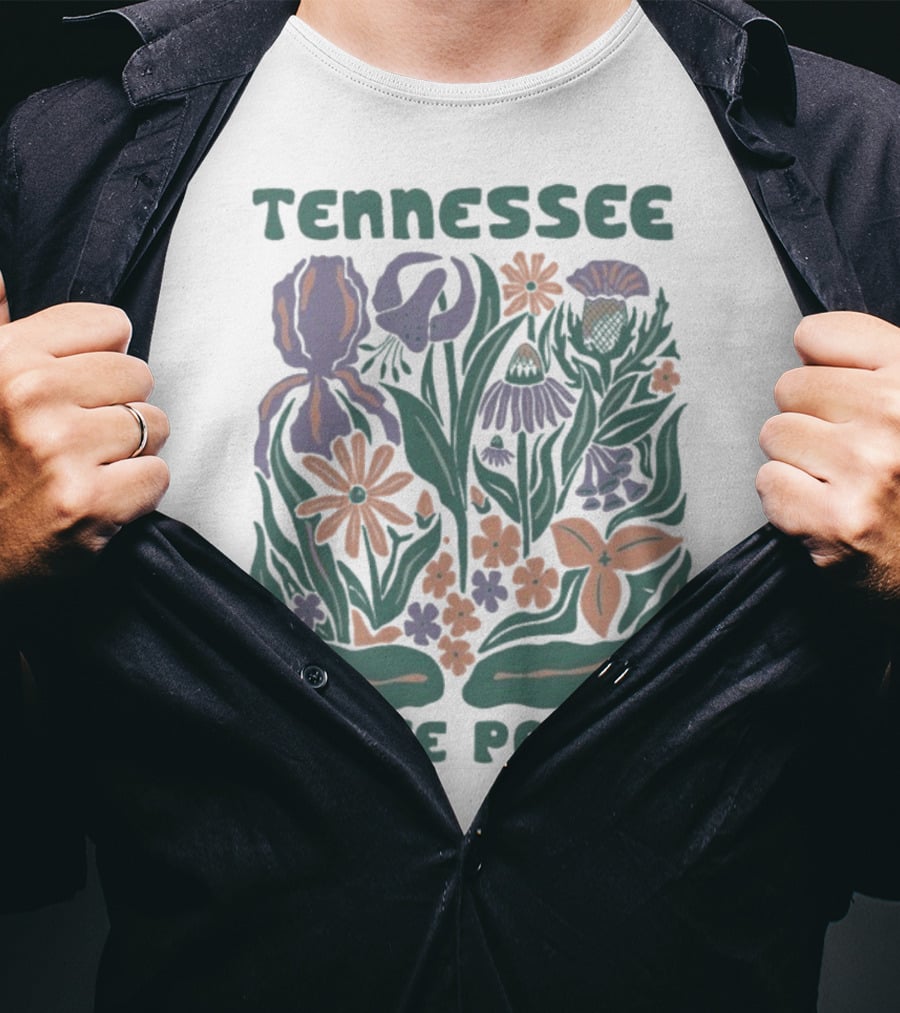 Tennessee State Parks Flowers Wildflower Collection T-Shirt