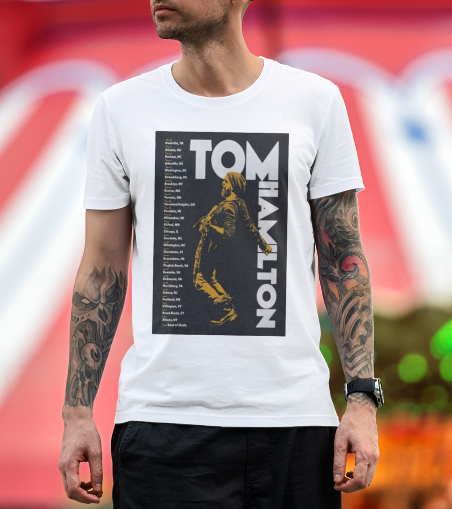 Tom Hamilton Jr Tour 2025 Nashville Atlanta Chicago Brooklyn Dates T-Shirt